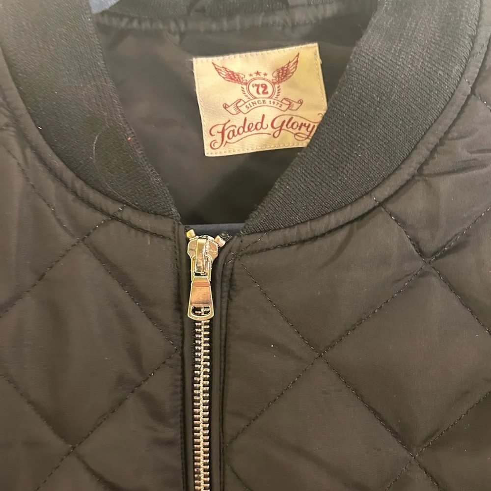 Faded Glory Black Quilted Jacket - Picture 4 of 4